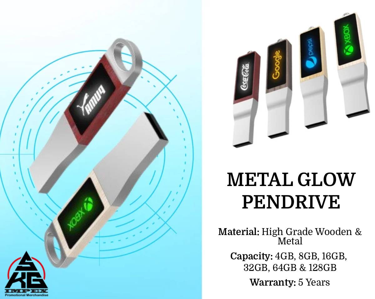 Metal Glow Pendrive