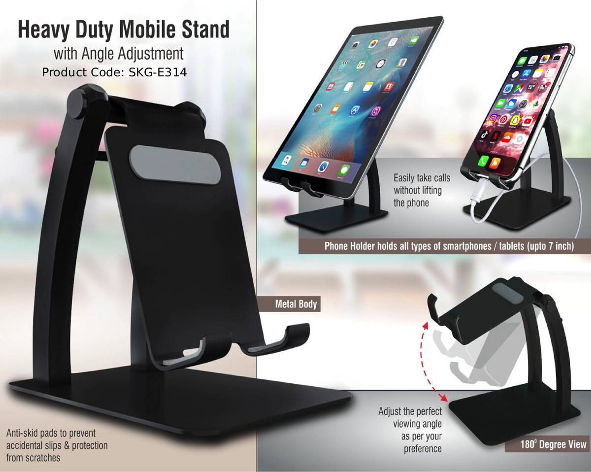 Heavy Duty Mobile Stand with Angle Adjustment