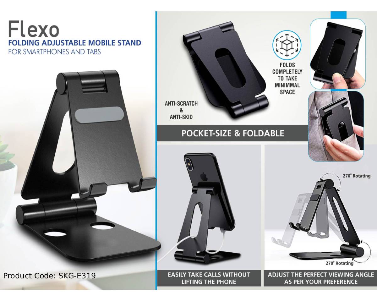 Folding Mobile Stand for Smartphones & Tabs