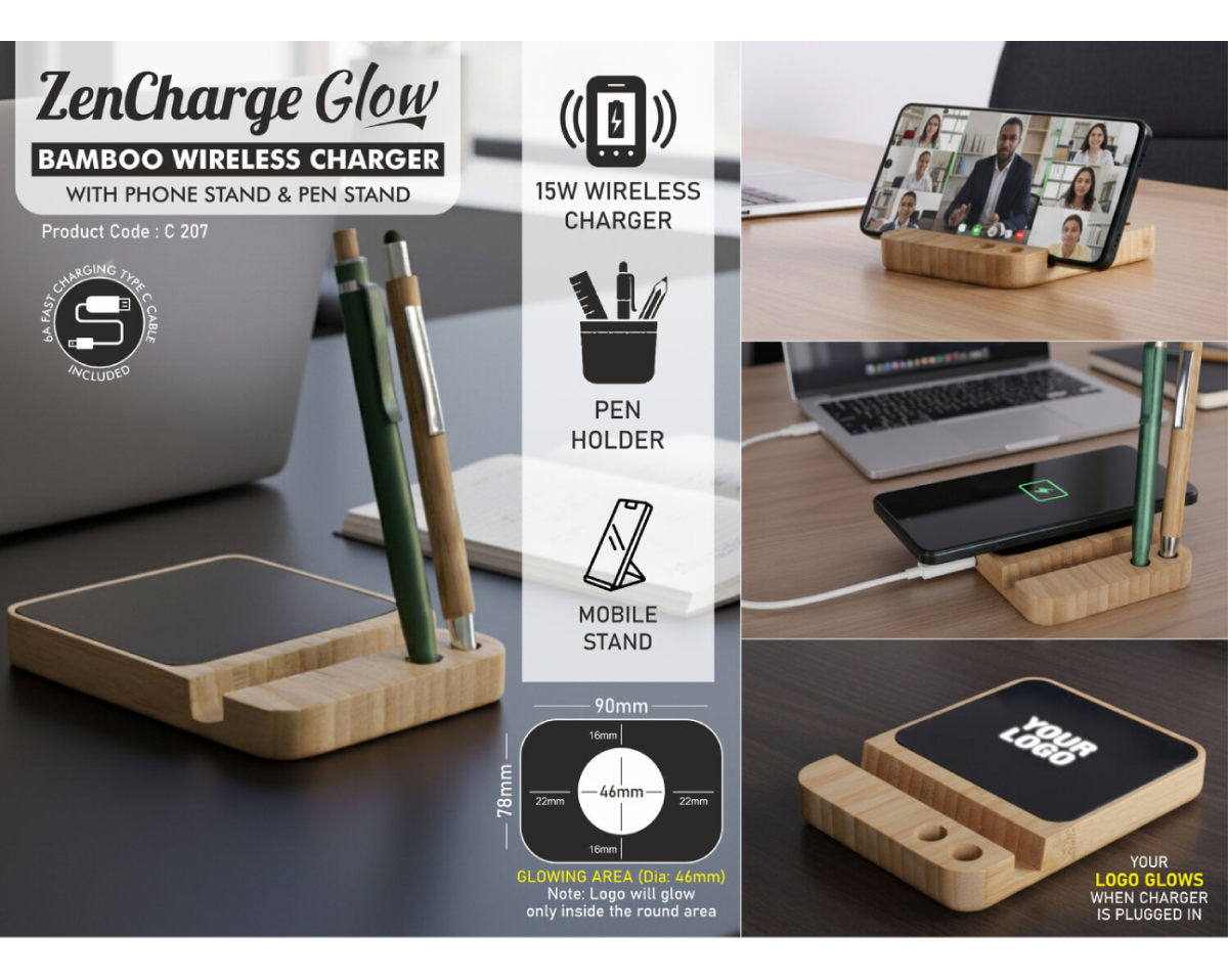 Bamboo Wireless Charger