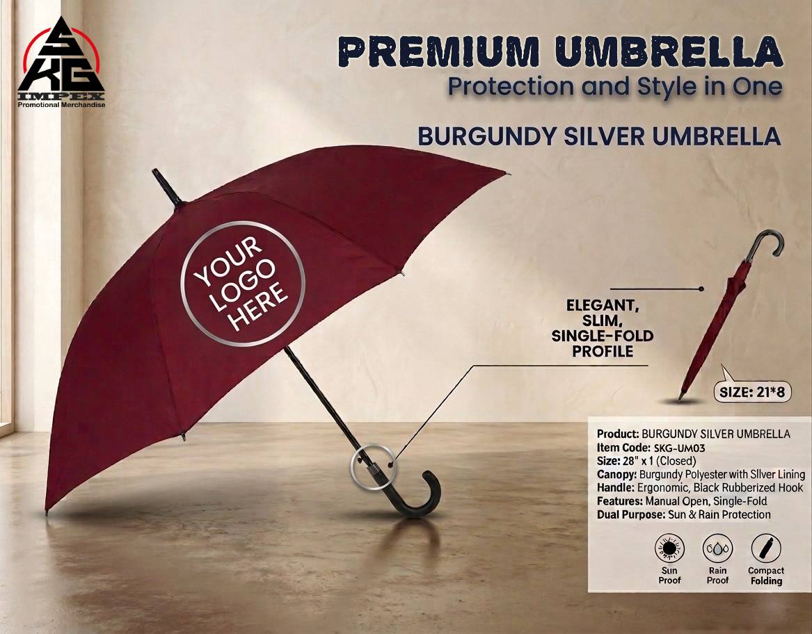 Slim Single-Fold Umbrella