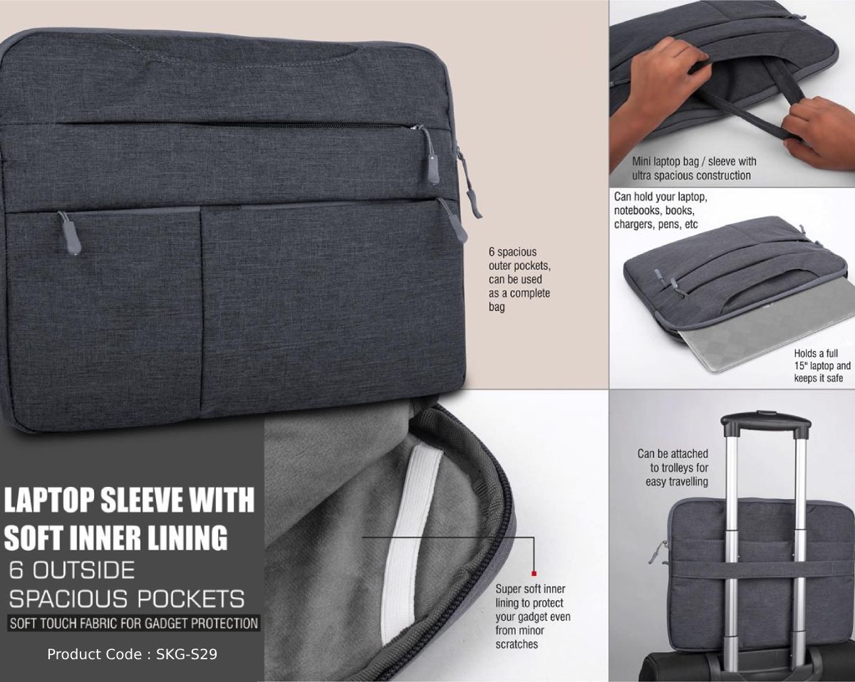 Laptop Sleeve With Soft Inner Lining